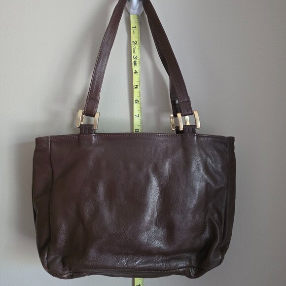 SAS Brown Leather Shoulder Bag – Classic & Elegant - Picture 2 of 5